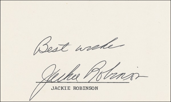 Lot #1408 Jackie Robinson