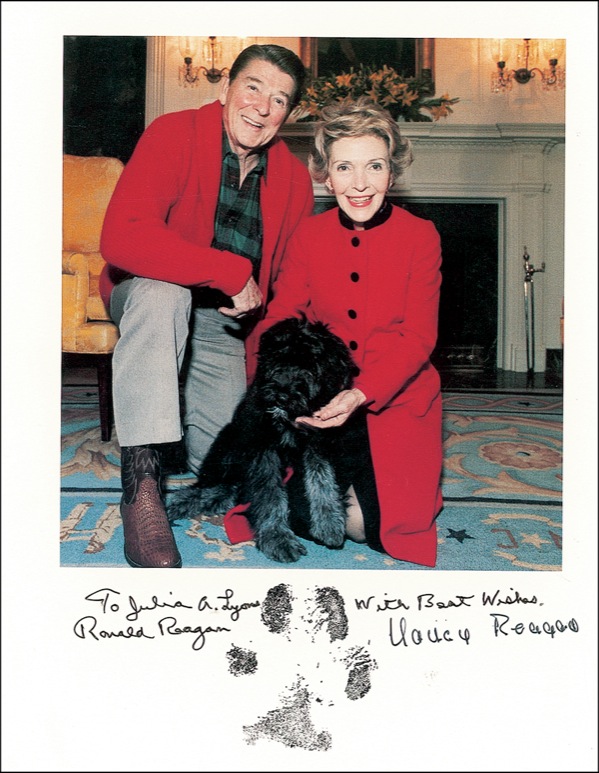 Lot #150 Ronald and Nancy Reagan