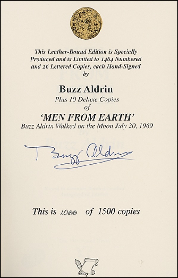 Lot #346 Buzz Aldrin