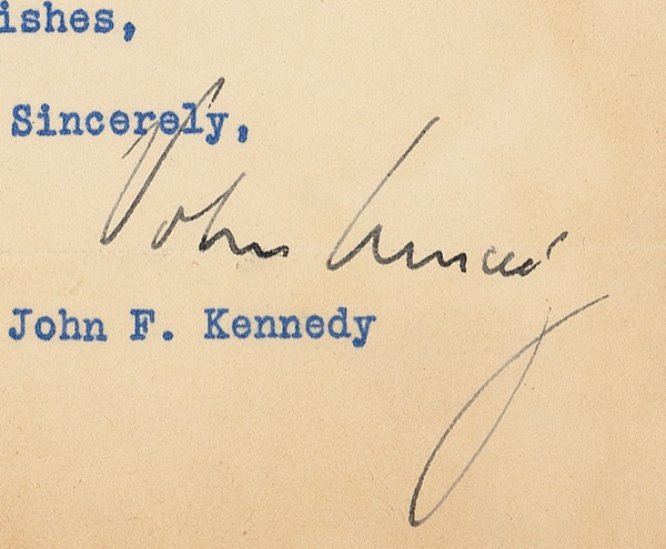 Lot #115 John F. Kennedy