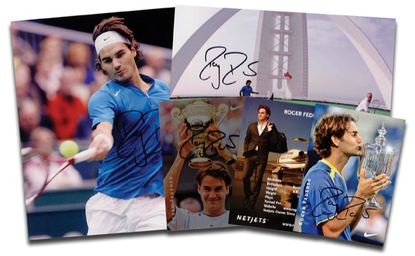 Lot #1240 Roger Federer