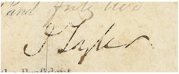 Lot #168 John Tyler