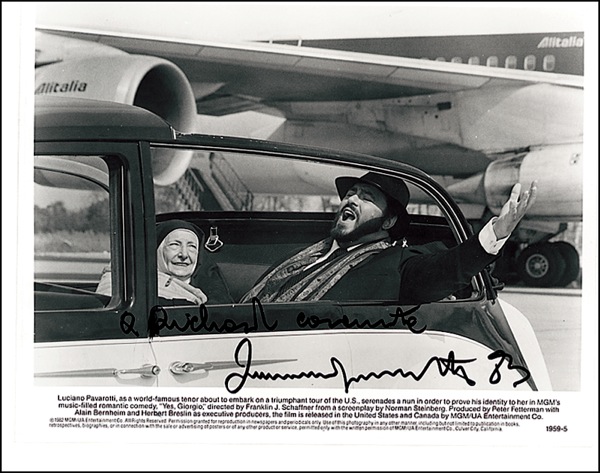 Lot #727 Luciano Pavarotti - Image 1
