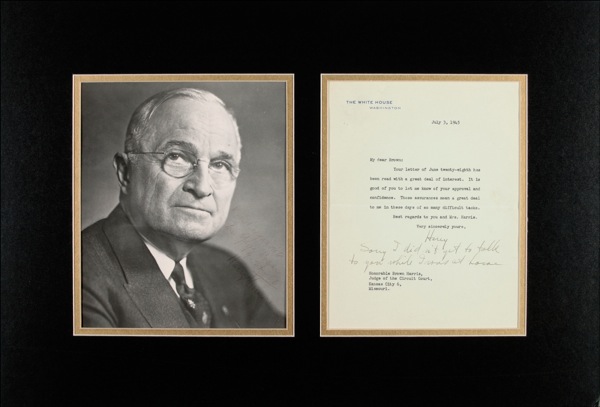 Lot #160 Harry S. Truman
