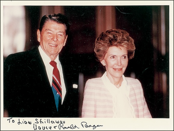 Lot #125 Ronald and Nancy Reagan