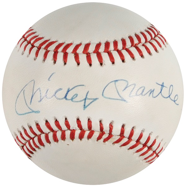 Lot #1334 Mickey Mantle
