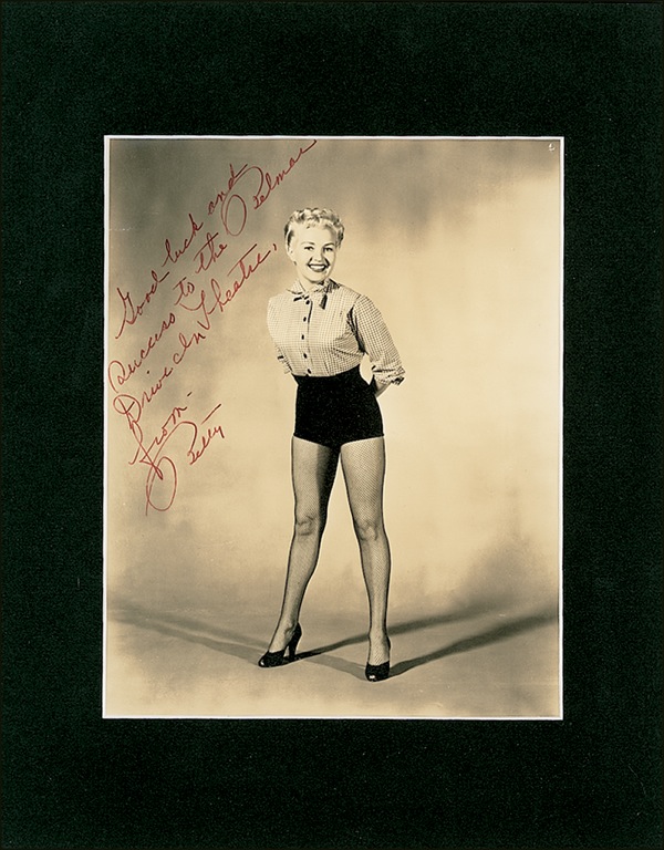Lot #833 Betty Grable - Image 1
