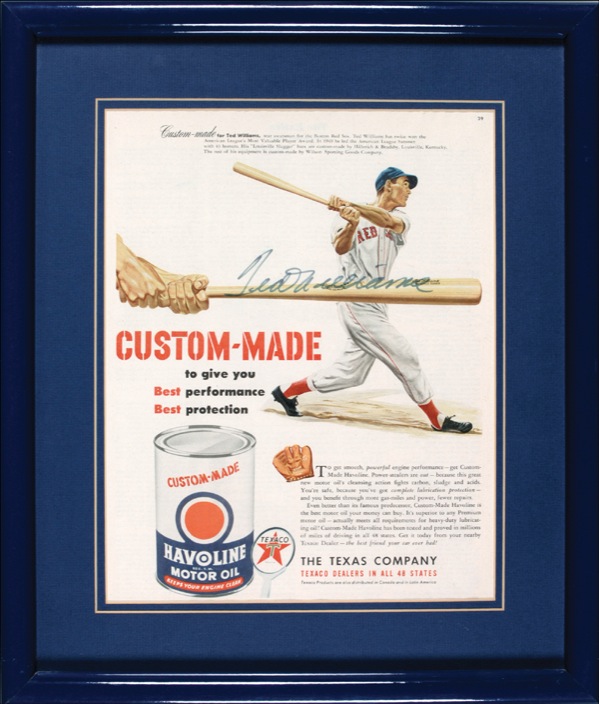 Lot #1470 Ted Williams