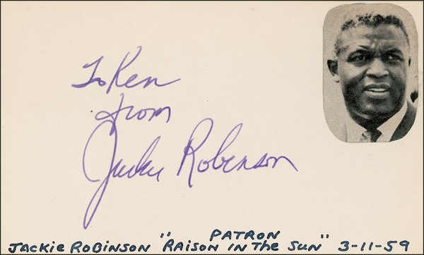 Lot #1380 Jackie Robinson
