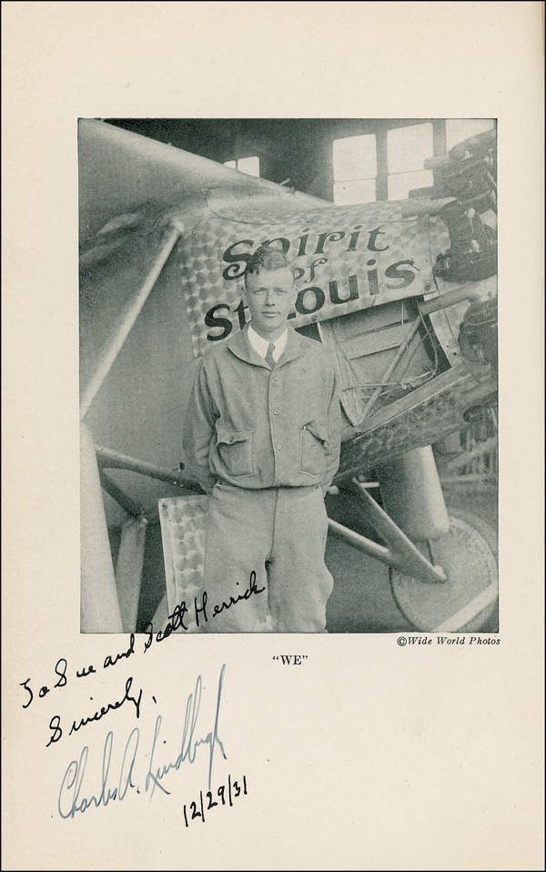 Lot #447 Charles Lindbergh
