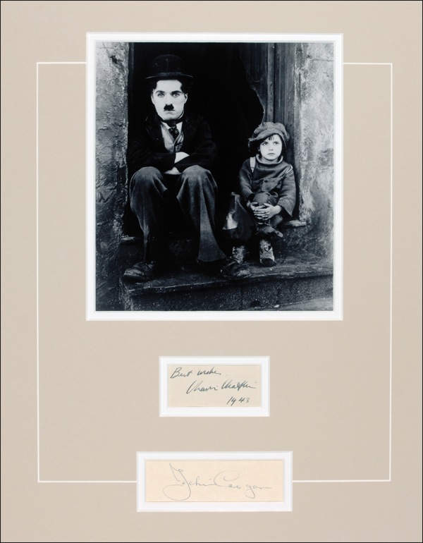 Lot #847 Charlie Chaplin and Jackie Coogan