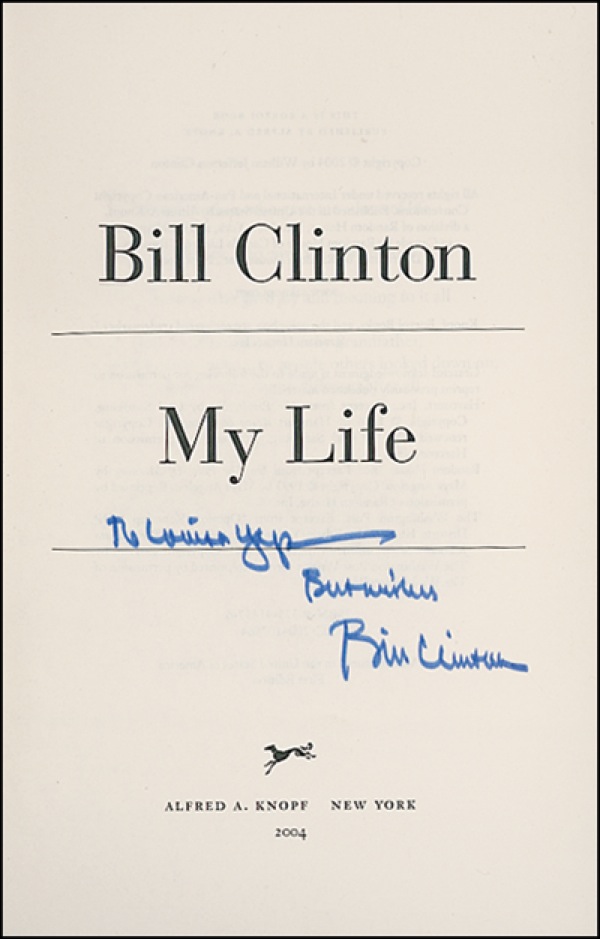 Lot #23 Bill Clinton and Jimmy Carter