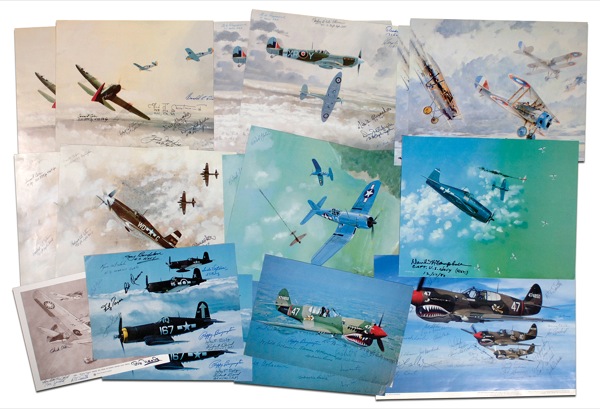 Lot #388 World War II Prints - Image 1