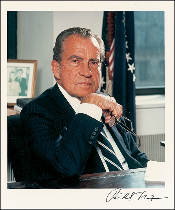 Lot #100 Richard Nixon