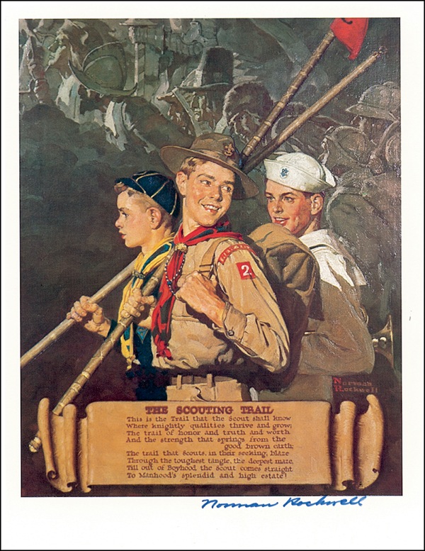 Lot #536 Norman Rockwell