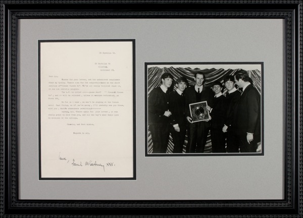 Lot #617 Beatles: McCartney, Paul