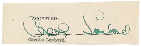Lot #994 Carole Lombard