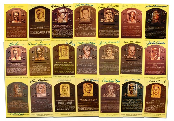 Lot #1143 Baseball Hall of Famers
