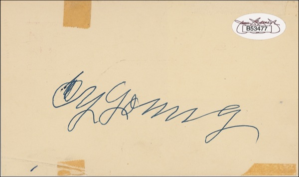 Lot #1469 Cy Young - Image 1
