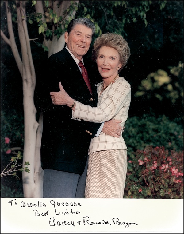 Lot #123 Ronald and Nancy Reagan