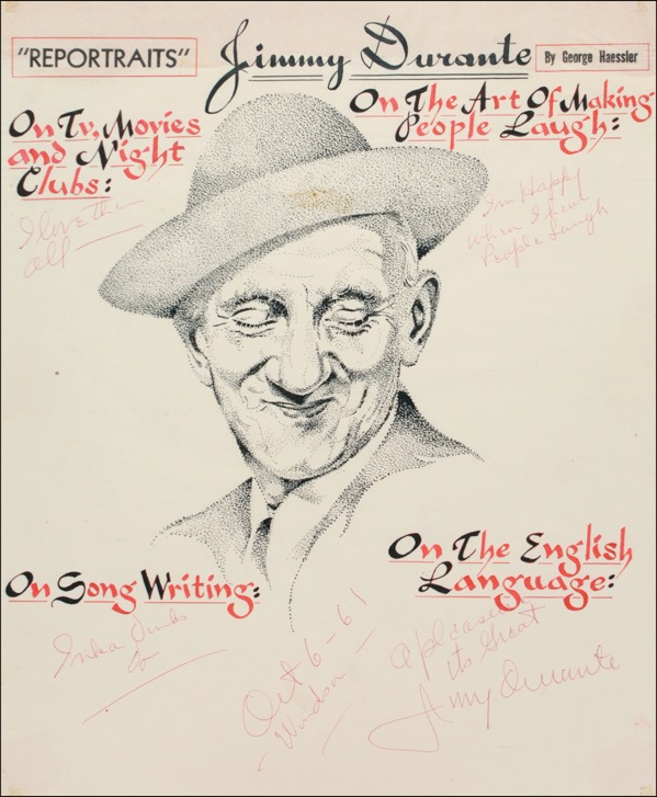 Lot #879 Jimmy Durante - Image 1