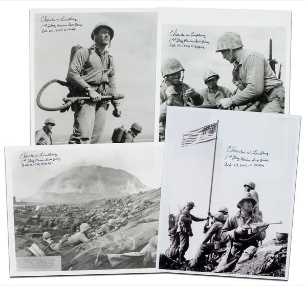 Lot #284 Iwo Jima: Lindberg, Charles - Image 1
