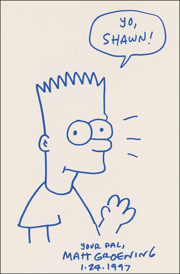 Lot #491 Matt Groening - Image 1