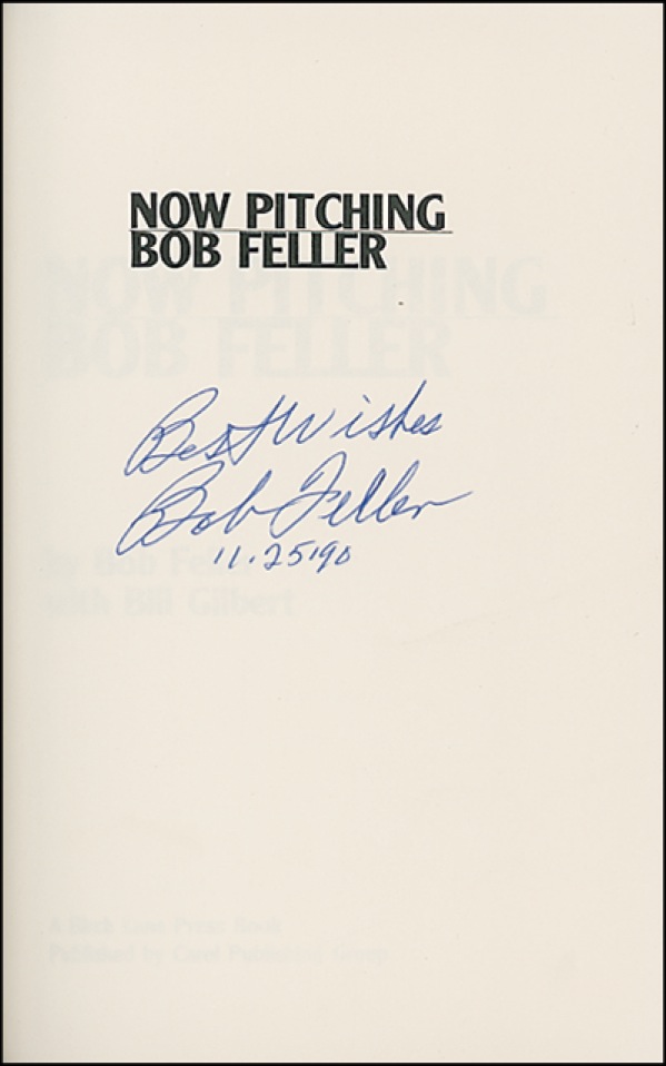 Lot #1100 Bob Feller