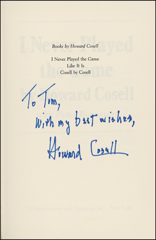 Lot #1053 Howard Cosell - Image 1