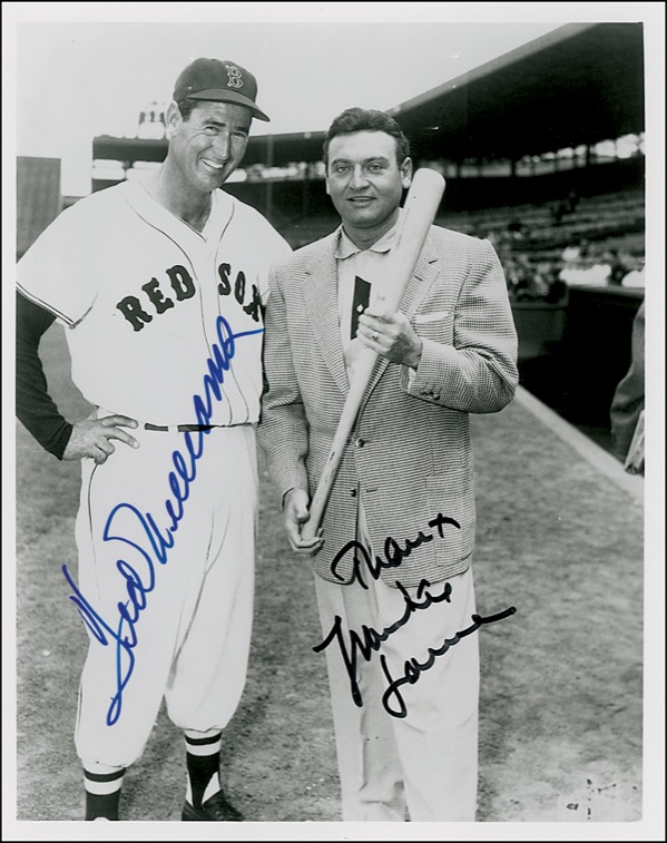 Lot #1421 Ted Williams and Frankie Laine