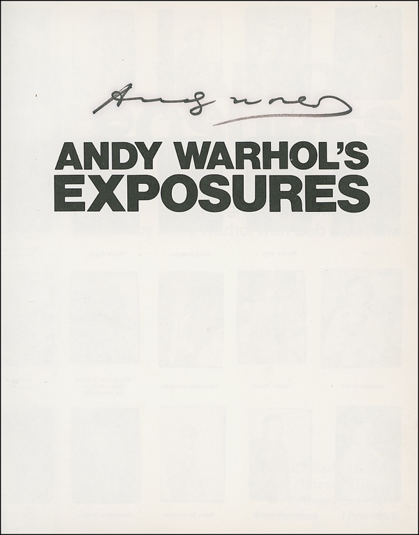Lot #434 Andy Warhol