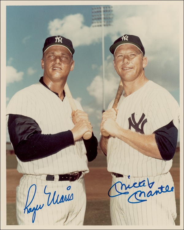Lot #1226 Mickey Mantle and Roger Maris