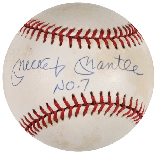 Lot #1233 Mickey Mantle