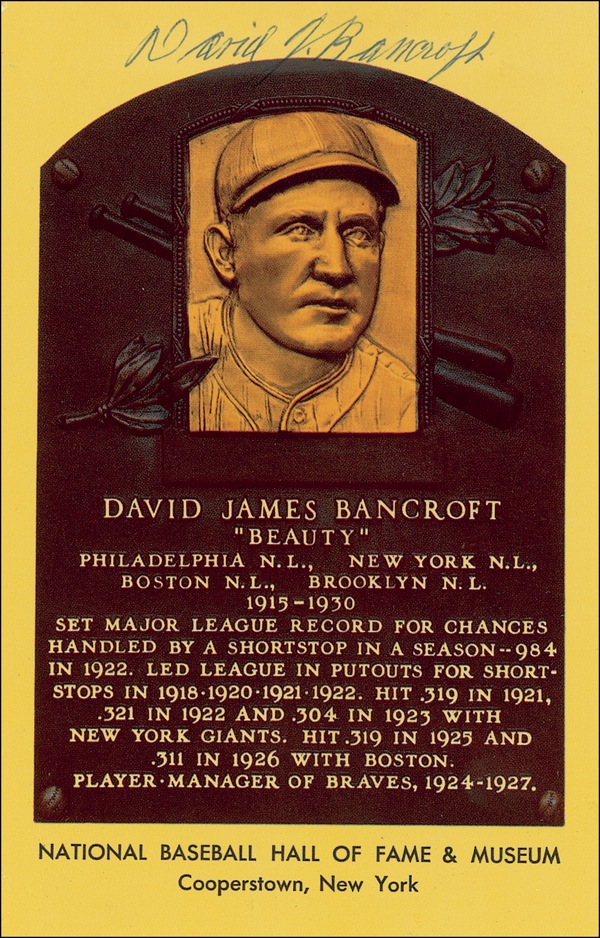 Lot #951 Dave Bancroft
