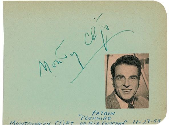 Lot #718 Montgomery Clift - Image 1