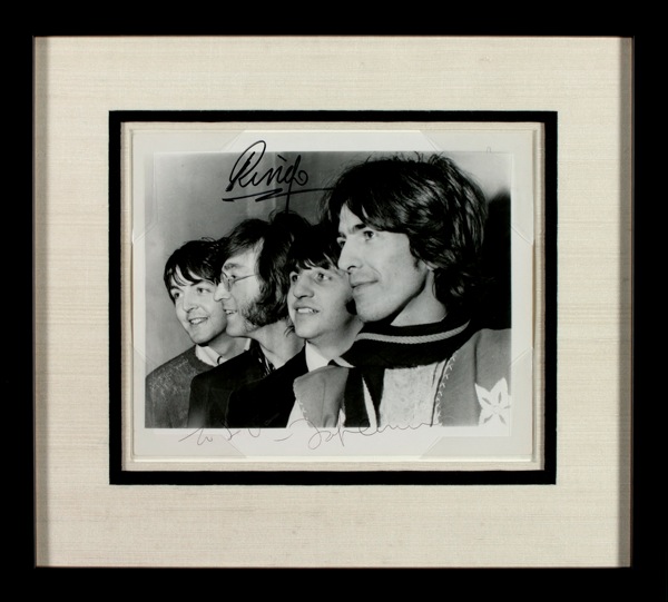 Lot #534 Beatles: Lennon and Starr