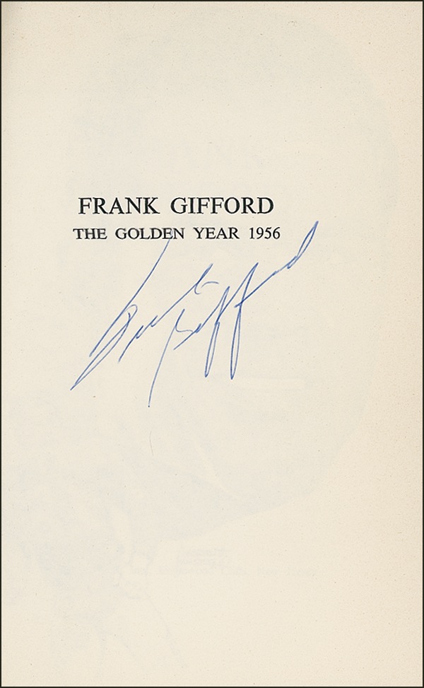 Lot #1363 Frank Gifford