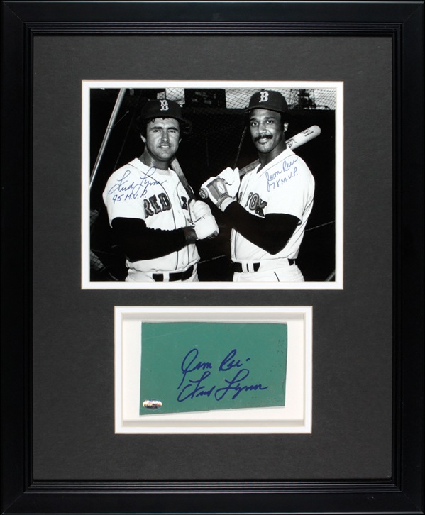 Lot #1430 Fred Lynn and Jim Rice - Image 1
