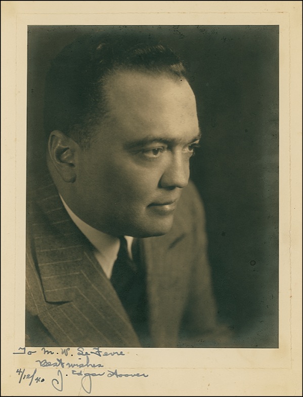 Lot #201 J. Edgar Hoover