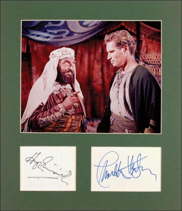 Lot #709 Ben-Hur: Heston and Griffith