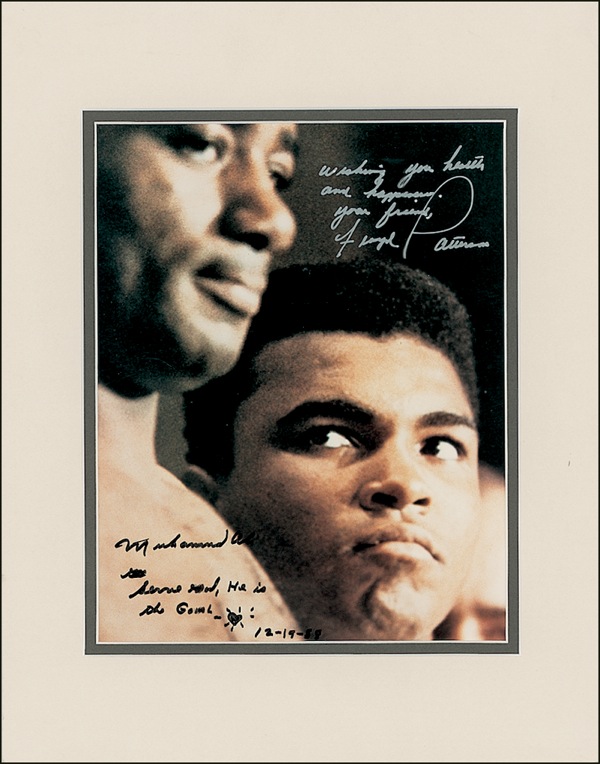Lot #1172 Muhammad Ali and Floyd Patterson