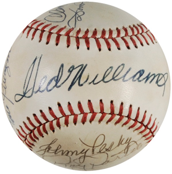 Lot #1558 Ted Williams and the Red Sox