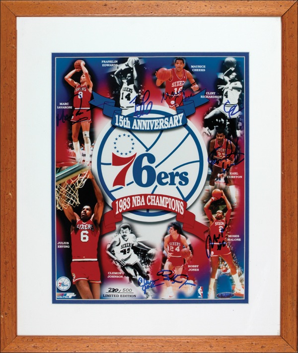 Lot #1497 Philadelphia 76ers - Image 1