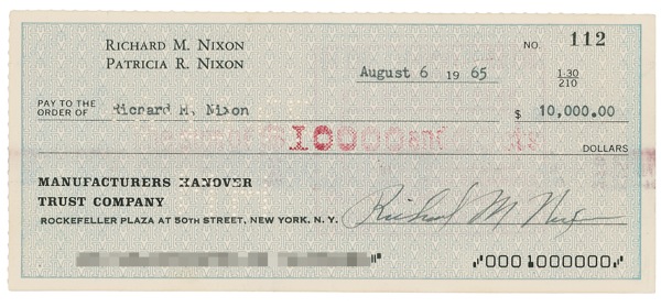 Lot #82 Richard Nixon - Image 1