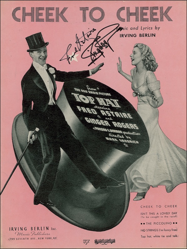 Lot #675 Fred Astaire and Ginger Rogers