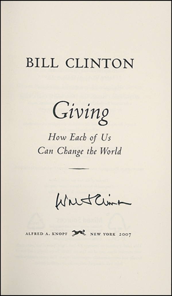 Lot #21 Bill Clinton