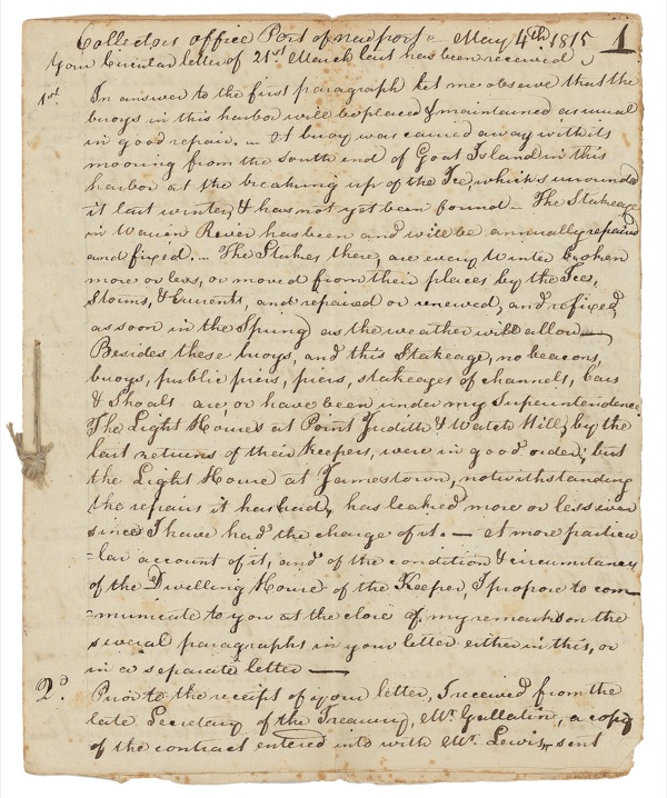 Lot #163 Declaration of Independence: Ellery,