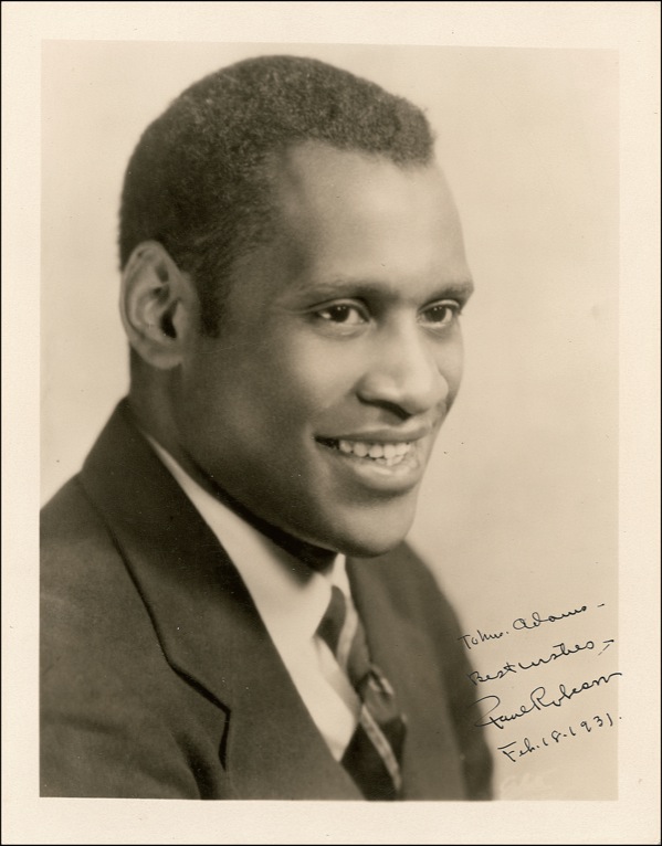 Lot #988 Paul Robeson