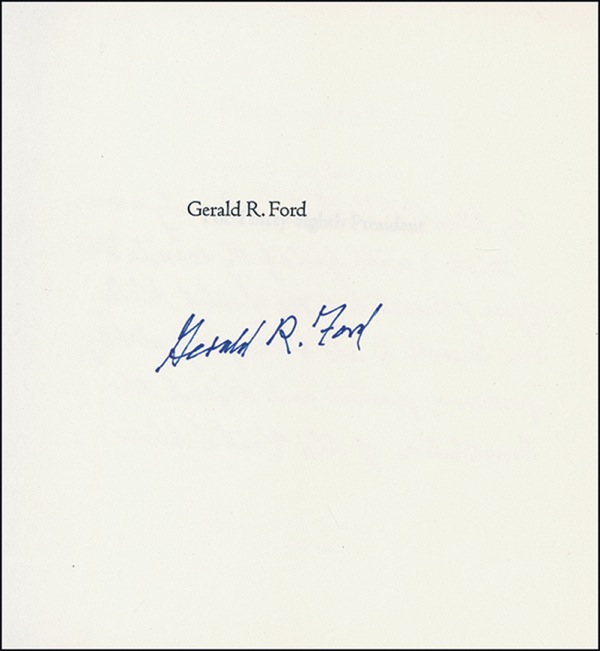 Lot #43 Gerald Ford - Image 1