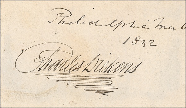 Lot #438 Charles Dickens - Image 1